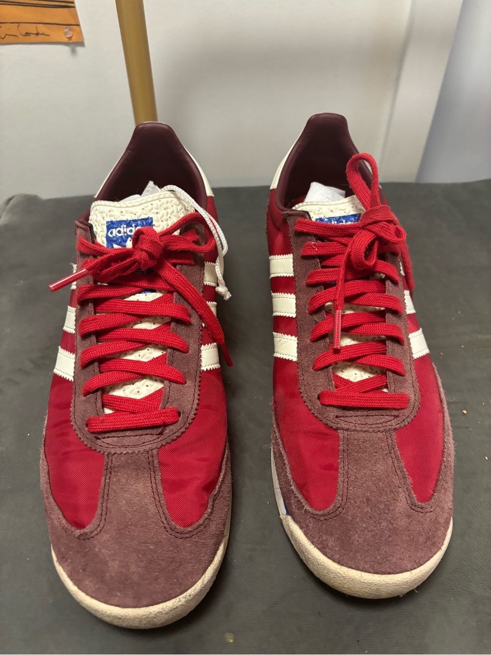 adidas Red & White shoes
